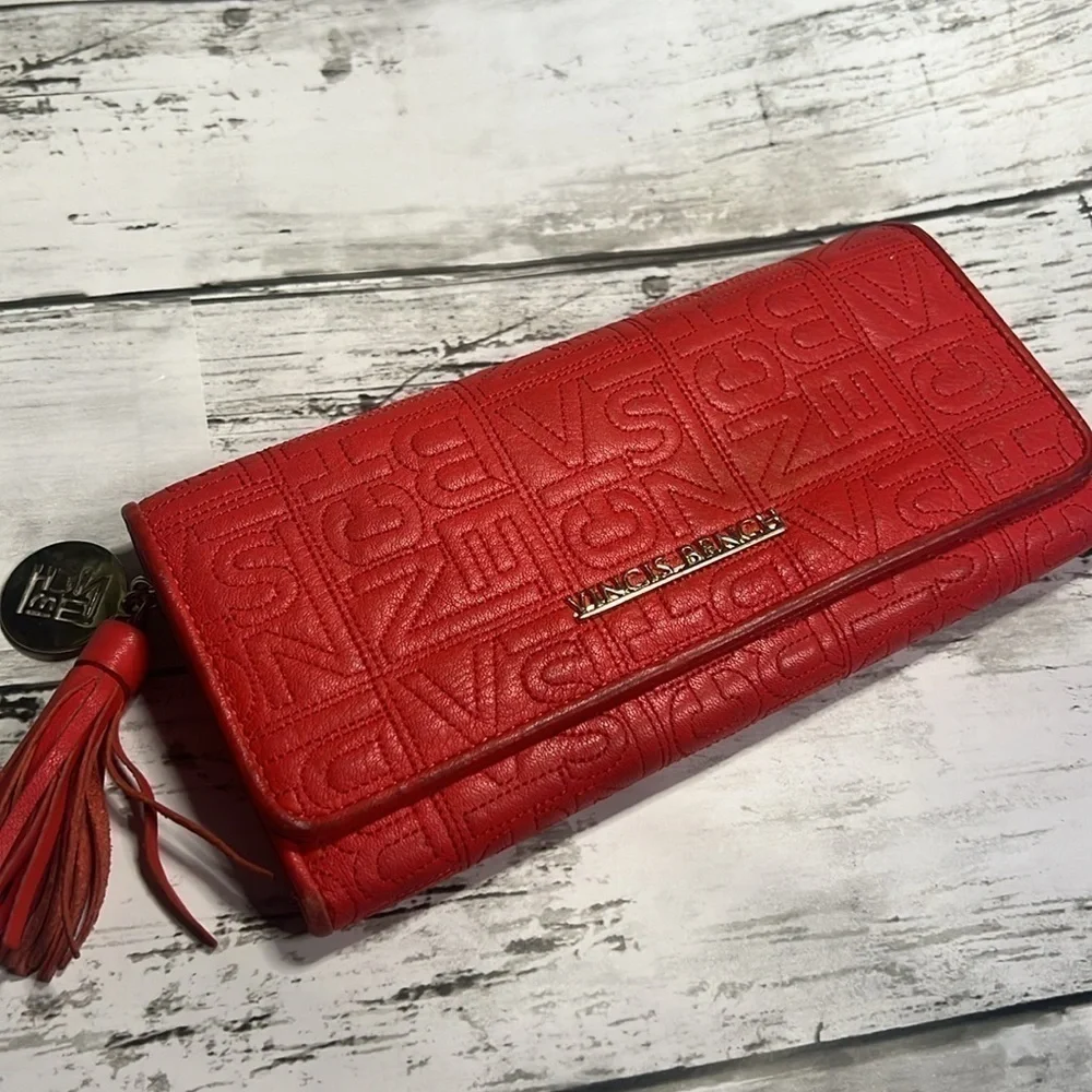 Vincis Bench Red Wallet